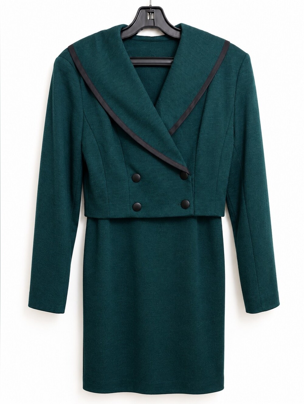 Vintage Tahari Retro Wool Jacket and Pencil Skirt Suit